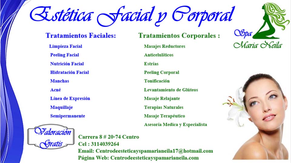 Vista Ofertas Tratamiento Facial